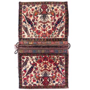 Sac de selle persan ancien – Tōbrag tissé à la main et de seconde main – Kian