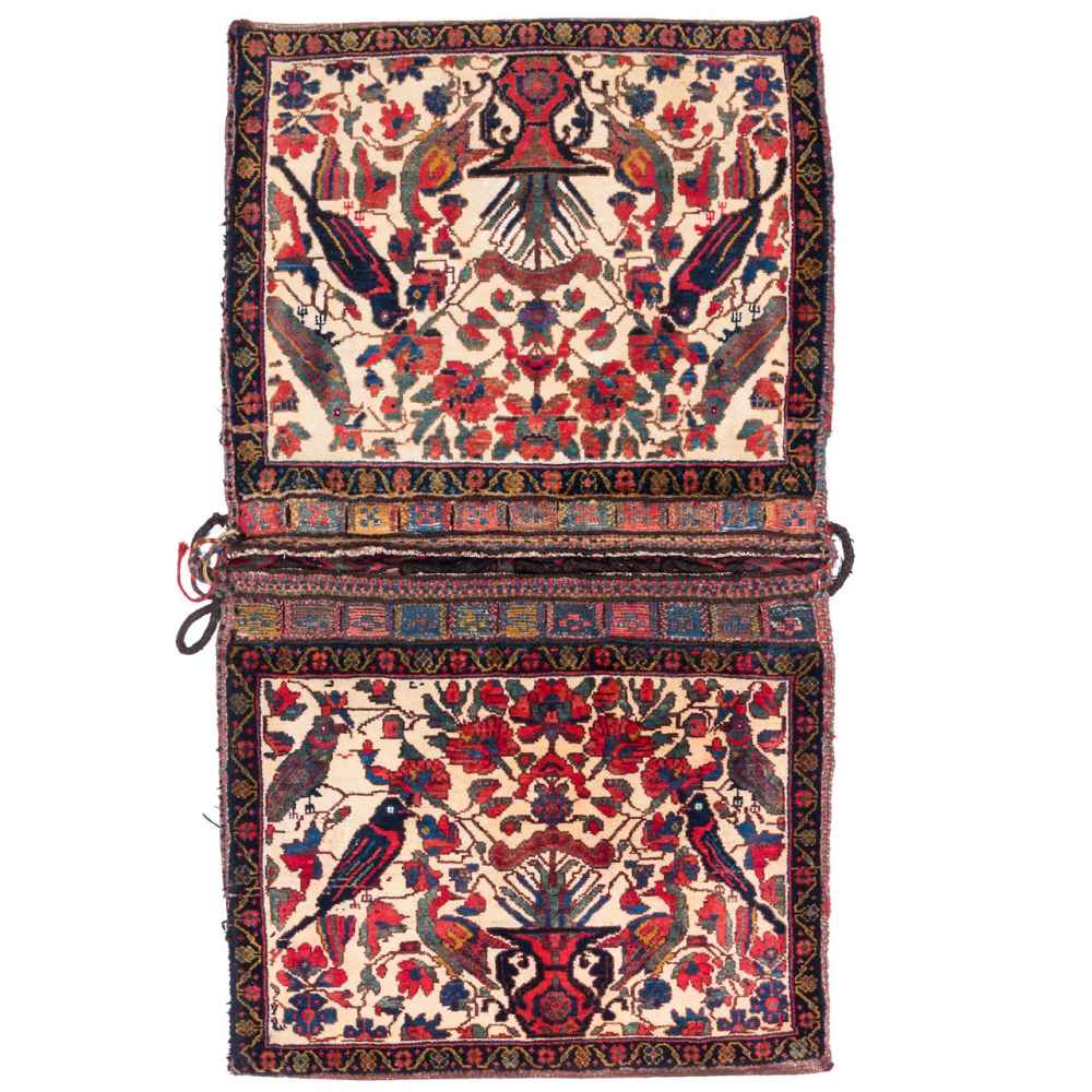 Sac de selle persan ancien – Tōbrag tissé à la main et de seconde main – Kian