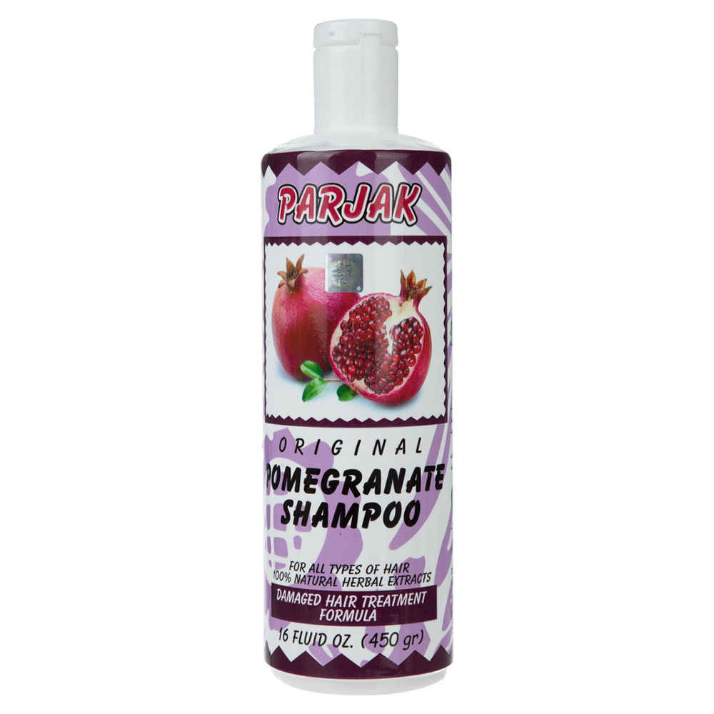 Parjak Shampooing à la Grenade pour Tous Types de Cheveux - Riche en Antioxydants & Nourrissant (Pack de 4)