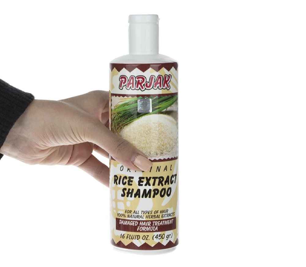 Parjak Shampooing à l’Extrait de Riz pour Tous Types de Cheveux – Soin Nourrissant & Doux (Pack de 4)