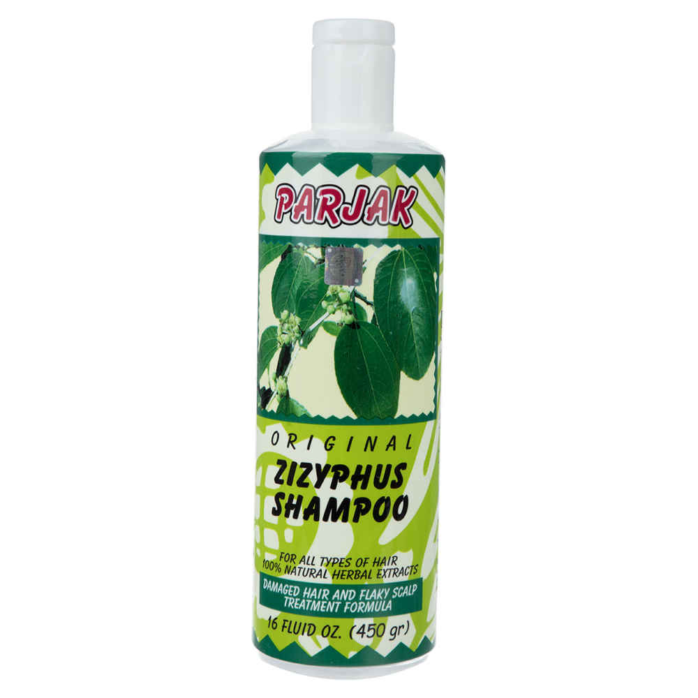 Parjak Shampooing au Jujubier pour Tous Types de Cheveux - Nettoyage Naturel & Force (Pack de 4)