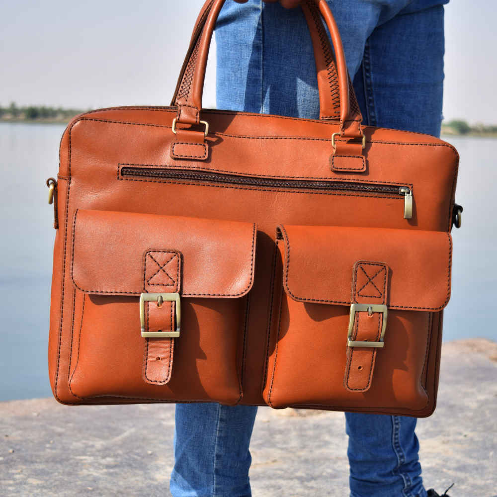 Serviette en cuir iranien – Modèle Emperor