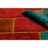 Tapis patchwork noué à la main persan vintage Bardia