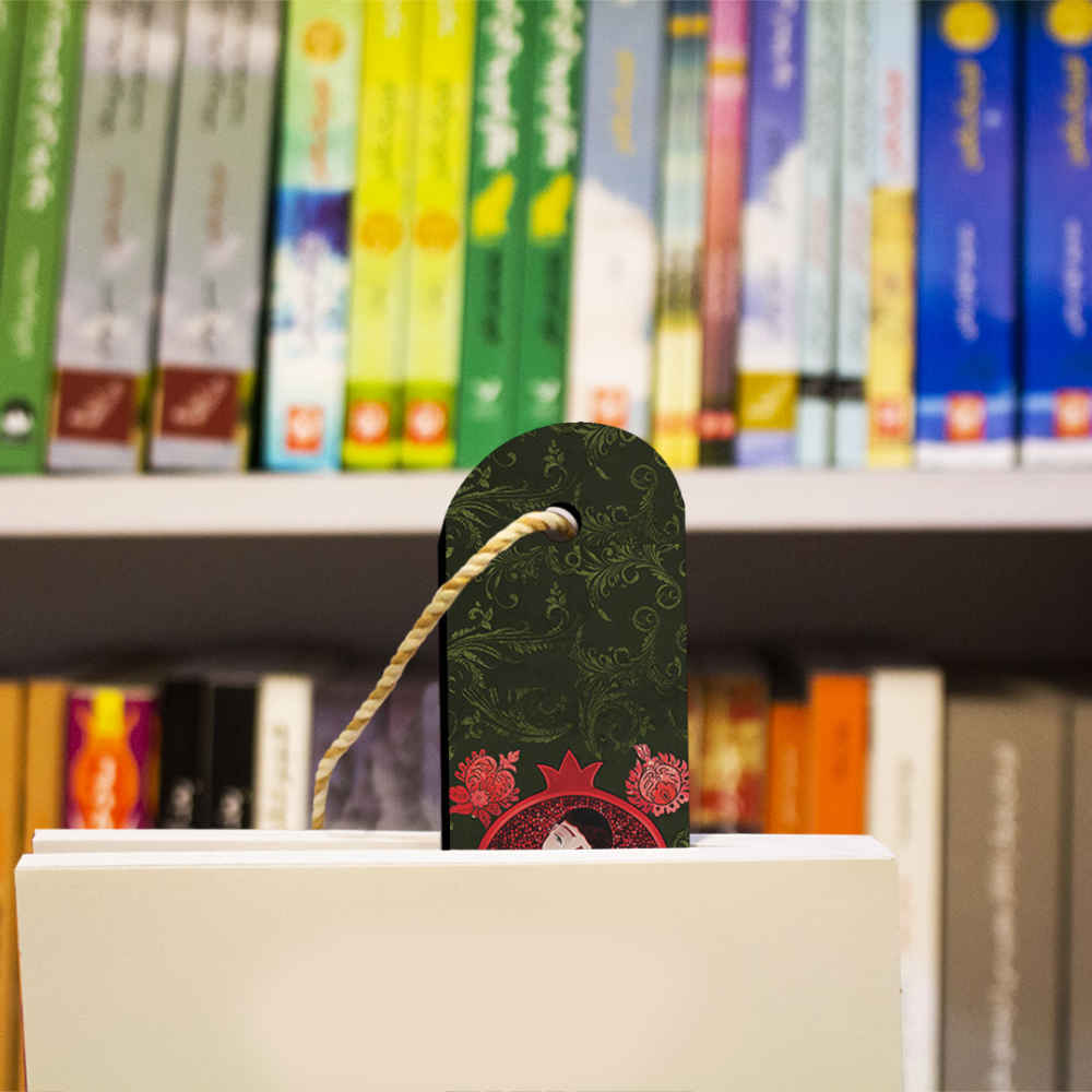 Marque-page en bois artistique inspiré du style persan – Yalda