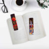 Marque-pages en bois artistique inspiré du style persan – Khatoon – Lot de 2