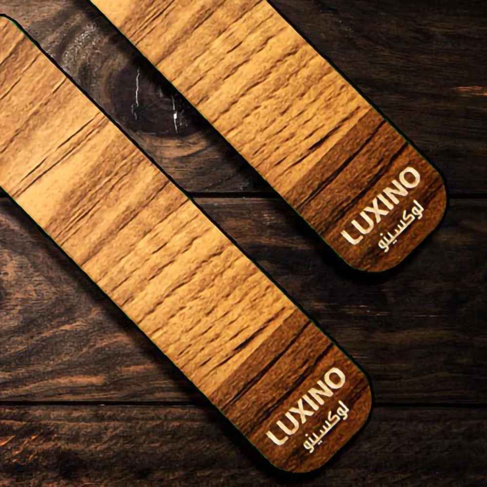 Marque-pages en bois artistique inspiré du style persan – Khatoon – Lot de 2