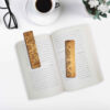 Marque-pages en bois artistique inspiré du style persan – Paisley – Lot de 2