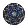 Assiette Décorative en Céramique Peinte à la Main Art Pointillé Mer