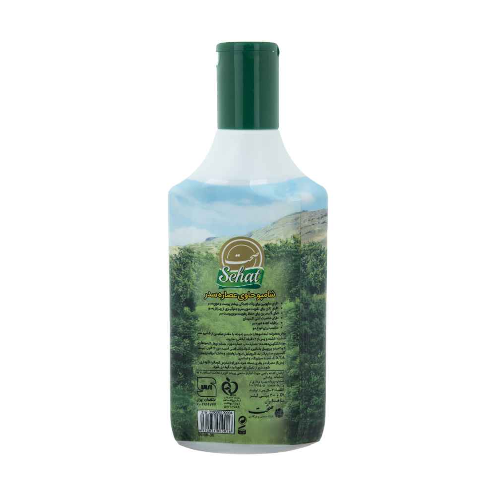 Sehat Shampooing au Cèdre – Soin Naturel pour Tous Types de Cheveux (Pack de 4)