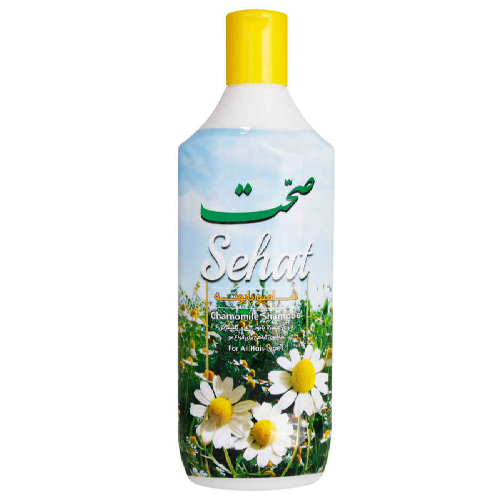 Sehat Shampooing à la Camomille - Apaise & Revitalise Tous Types de Cheveux (Pack de 4)