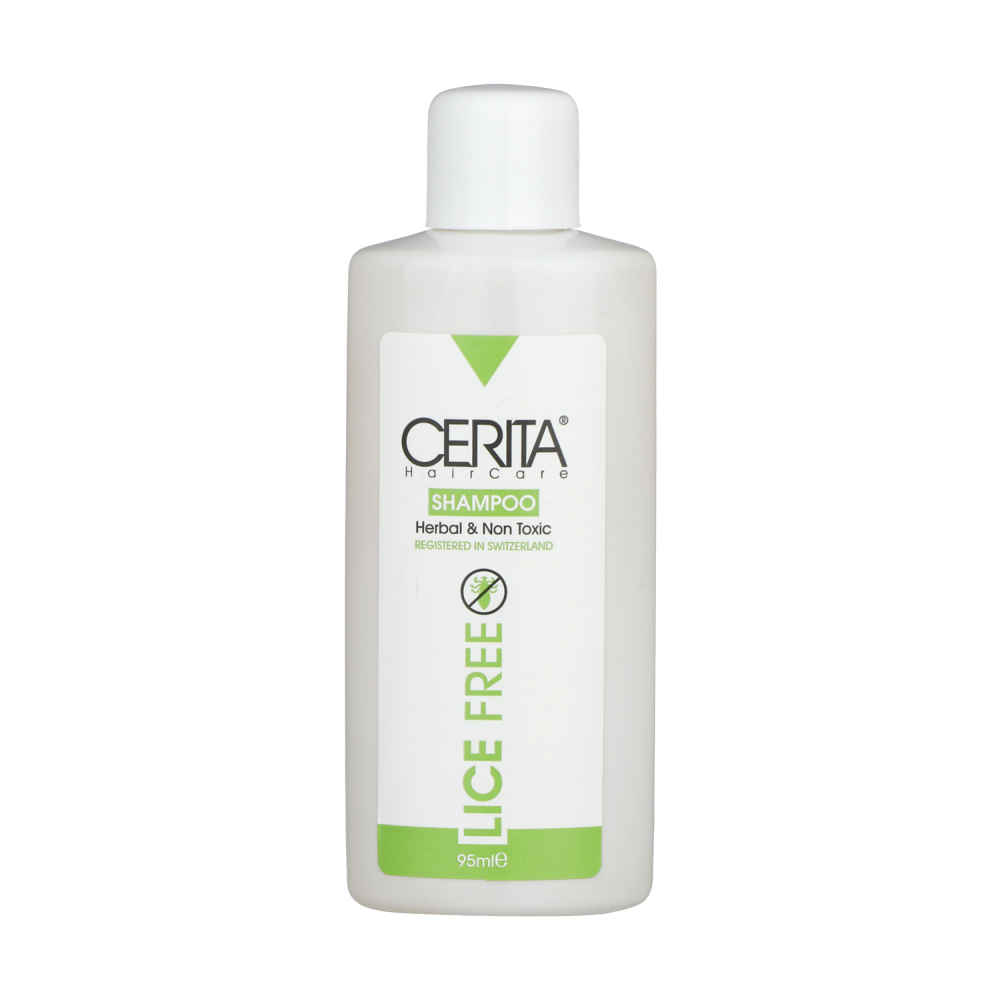 Cerita Shampooing Anti-Poux - À Base de Plantes & Non-Toxique, Traitement Efficace (Pack de 2)