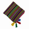 Tapis Jajim persan authentique tissé à plat rayé Dario