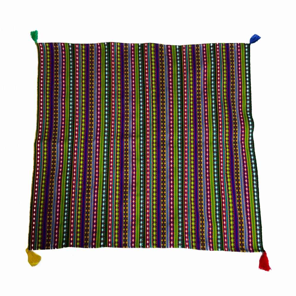 Tapis Jajim persan authentique tissé à plat rayé Dario