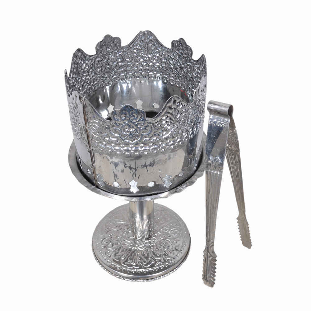 Brûleur de Esfand et Bakhoor – Design classique en acier Rumi