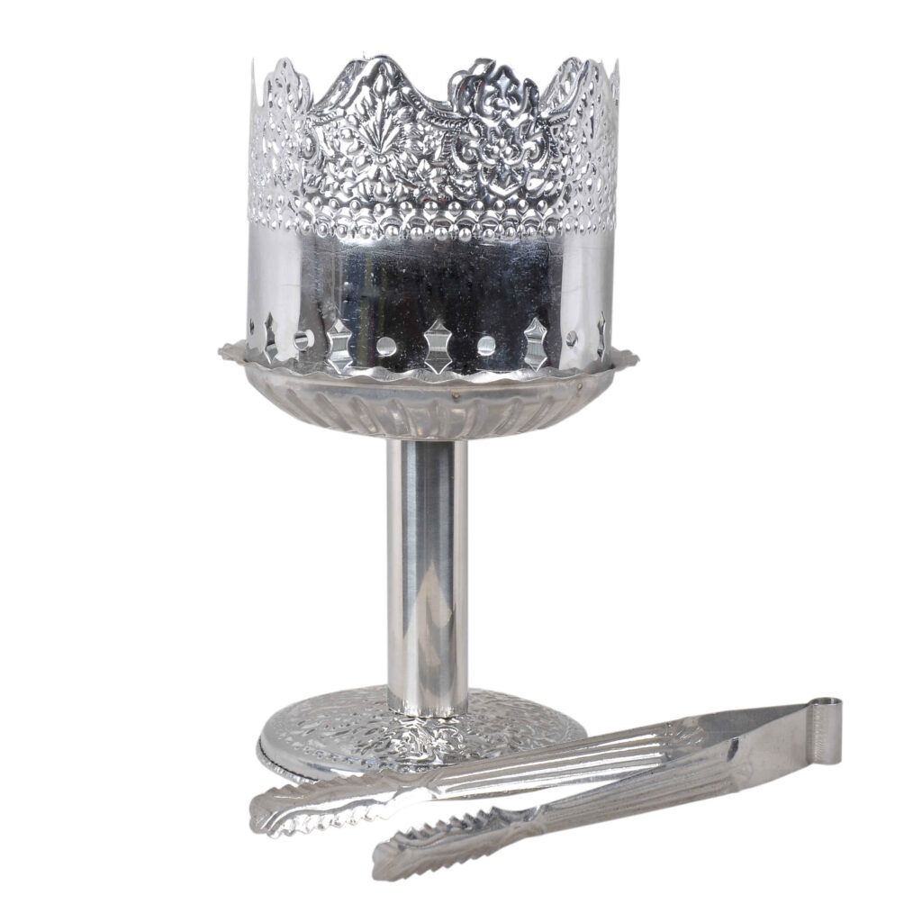 Brûleur de Esfand et Bakhoor – Design classique en acier Rumi