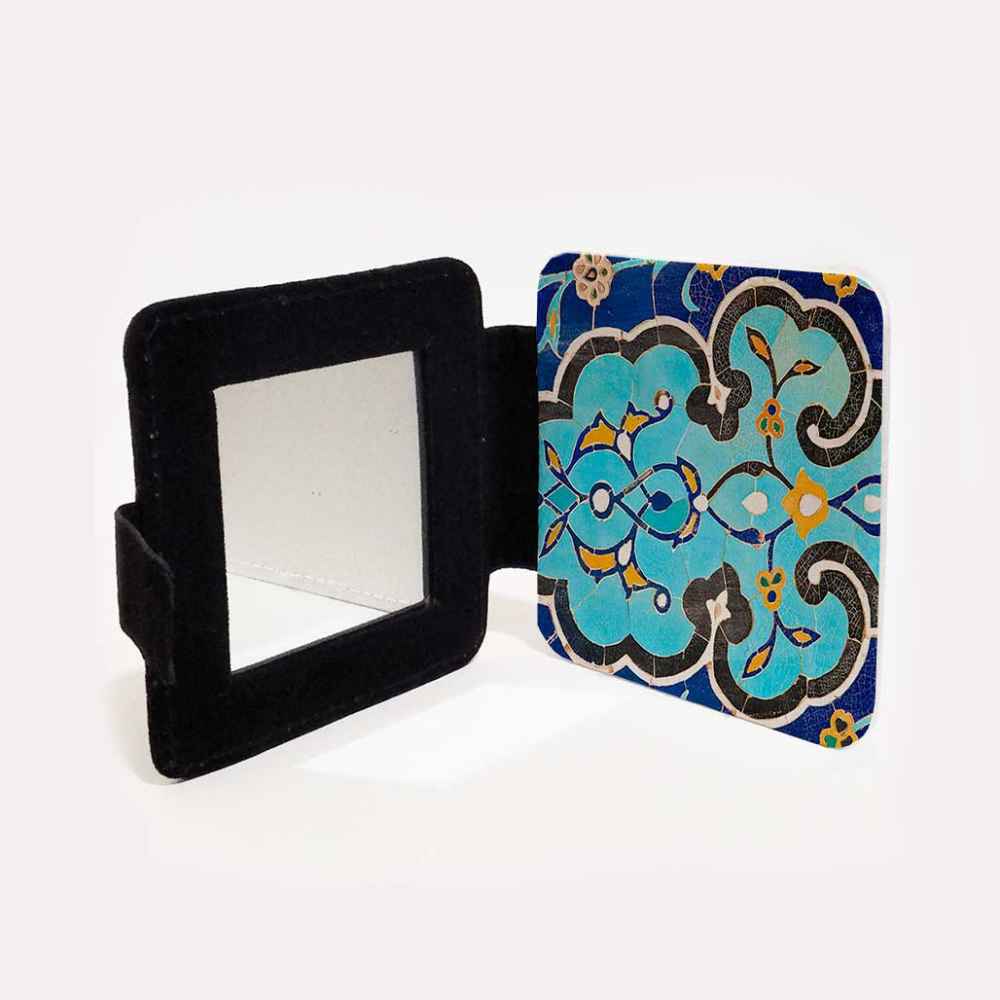 Miroir de poche avec design Laleh inspiré de la Perse