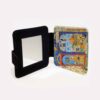 Miroir de poche avec art miniature inspiré de la Perse