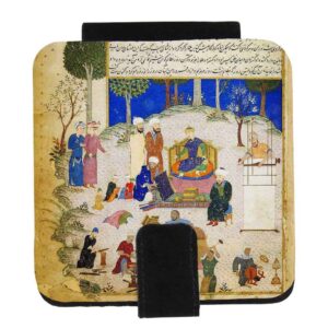 Miroir de poche avec motif Negar inspiré de la Perse