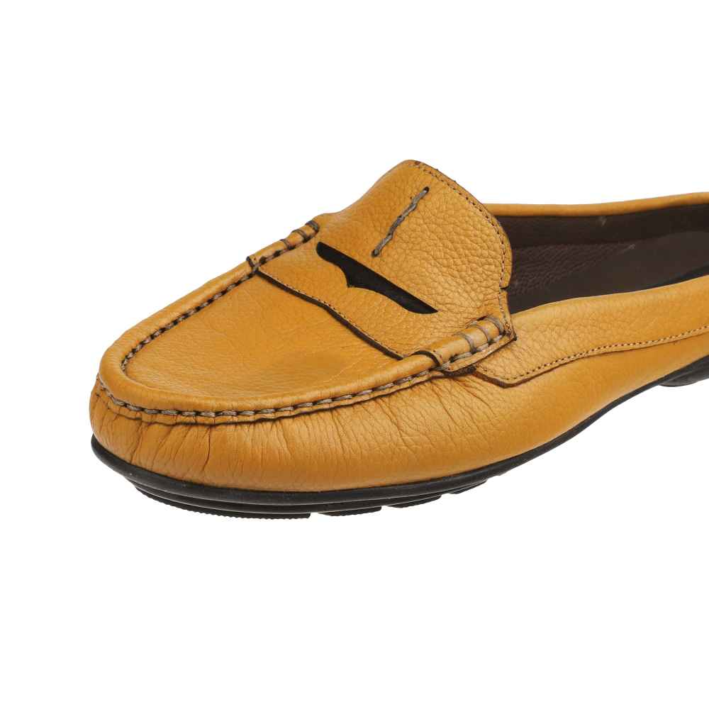 Mules en cuir naturel pour femmes Modèle Raha