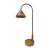 Lampe de bureau réglable en bois – Fabriquée à la main Luna