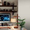 Lampe de bureau réglable en bois – Fabriquée à la main N21