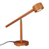 Lampe de bureau réglable en bois – Fabriquée à la main N29
