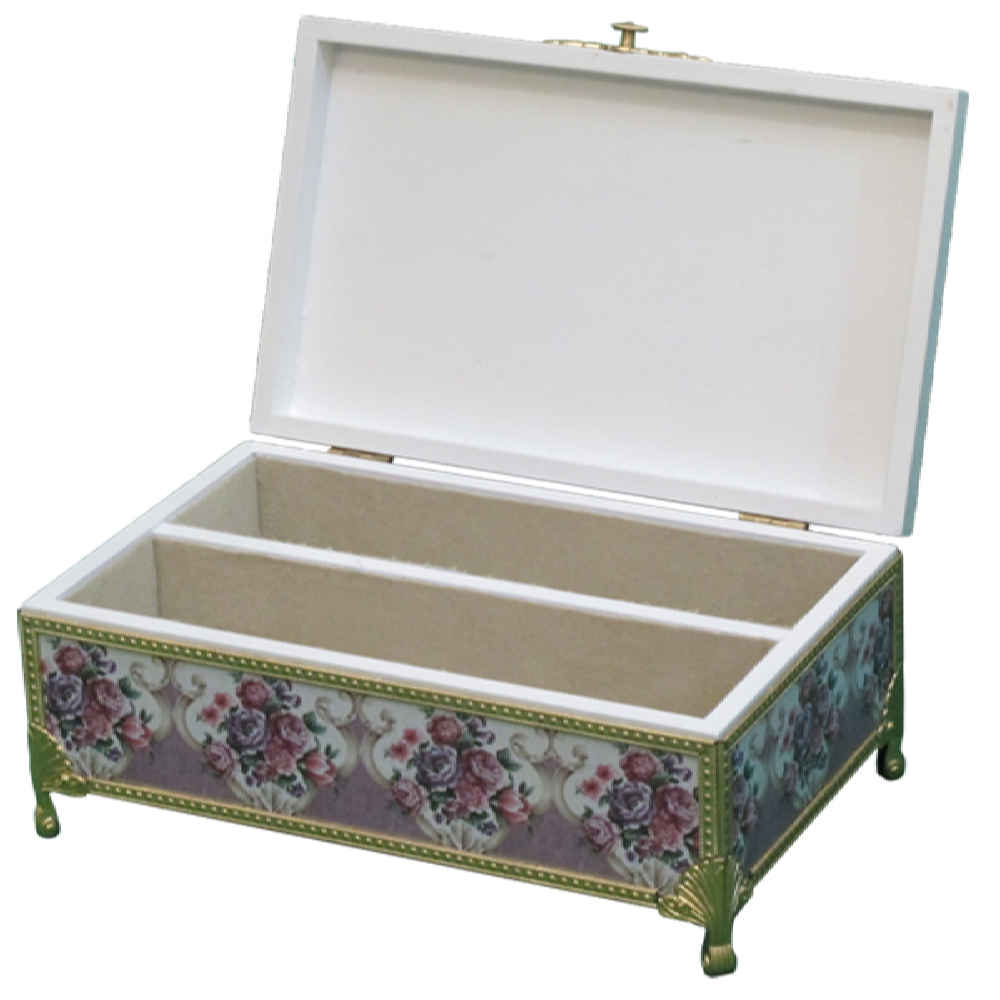 Coffret de Rangement pour Couverts en Bois Modèle Reine