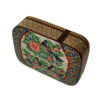 Boîte de cartes à jouer en bois persan - Décoration émaillée Khatam Chakavak