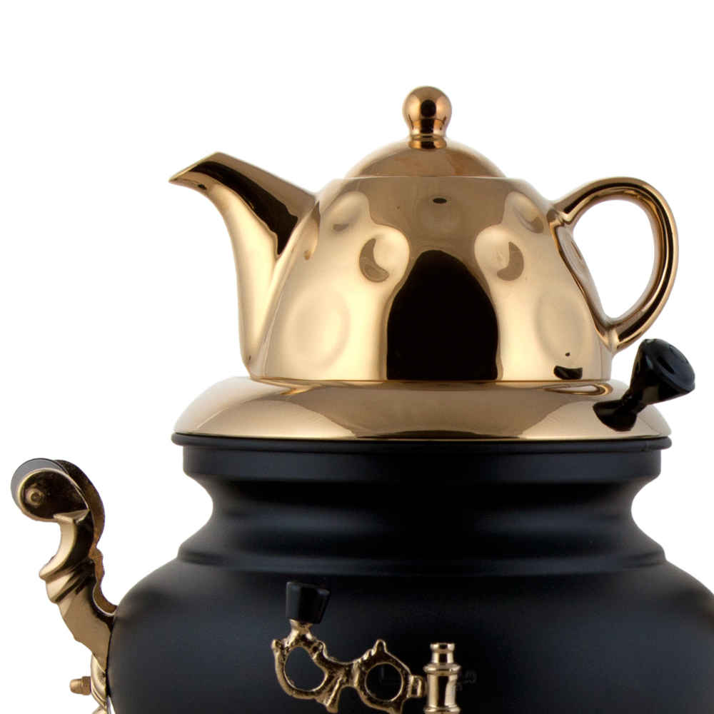 Machine à thé samovar à gaz avec théière design moderne 6 litres