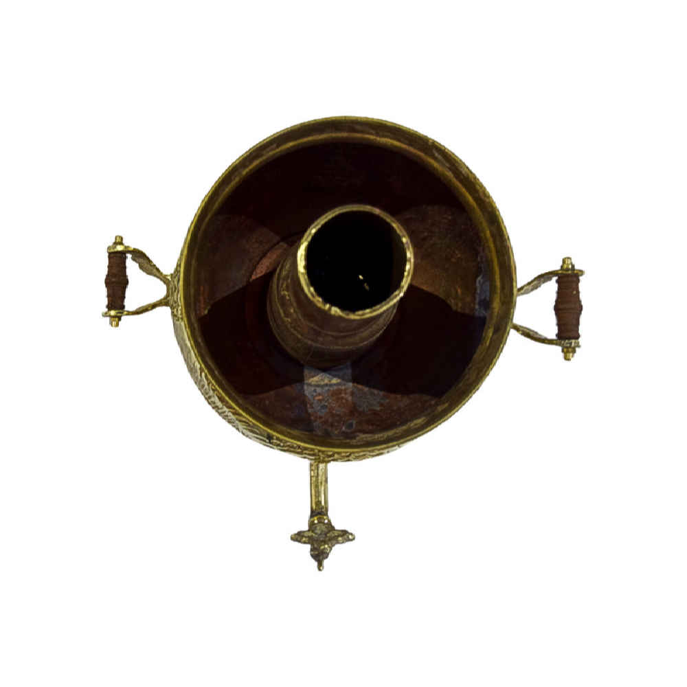 Samovar en laiton persan décoratif pour thé à charbon, 6 litres