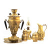 Samovar en laiton persan décoratif pour thé à charbon, 6 litres