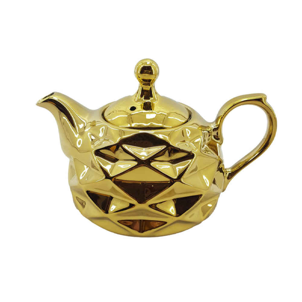 Machine à thé samovar à gaz avec théière design géométrique moderne marbre 6 litres