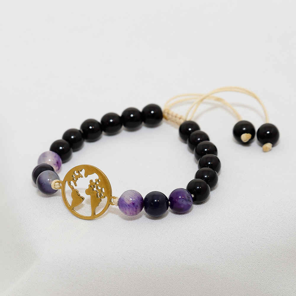Bracelet Perlé pour Femme – Design Agate