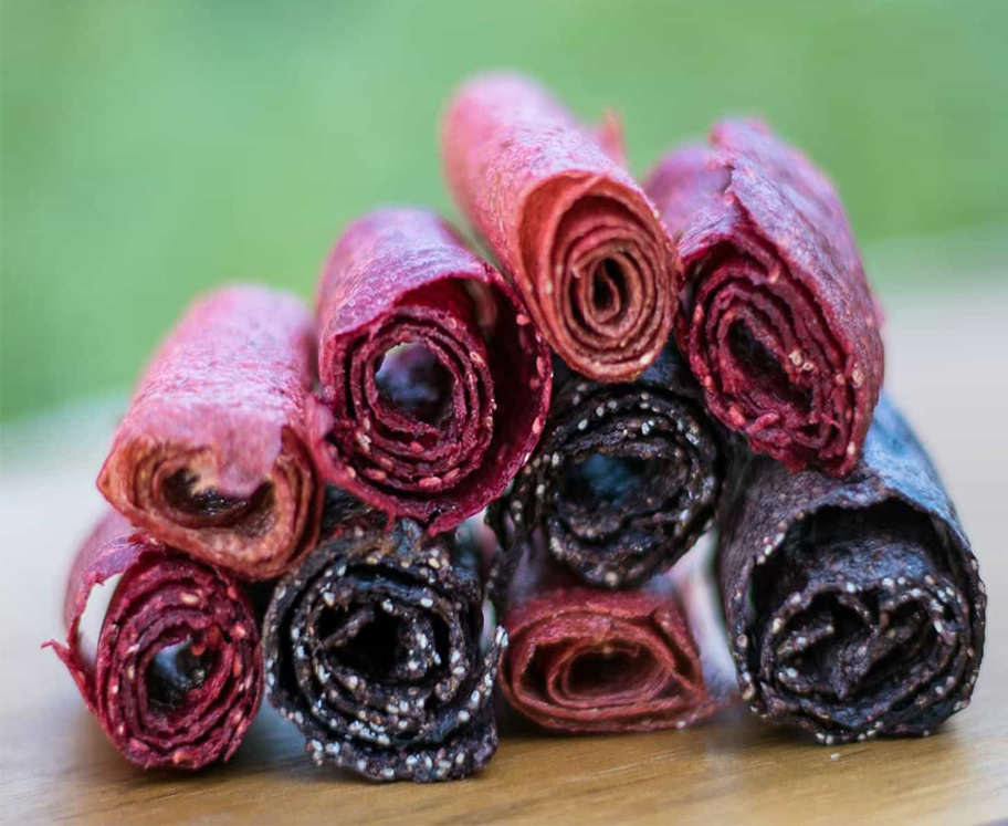Lavaschak maison persan à la mûre noire – Rouleau de cuir de fruit aigre, 800g