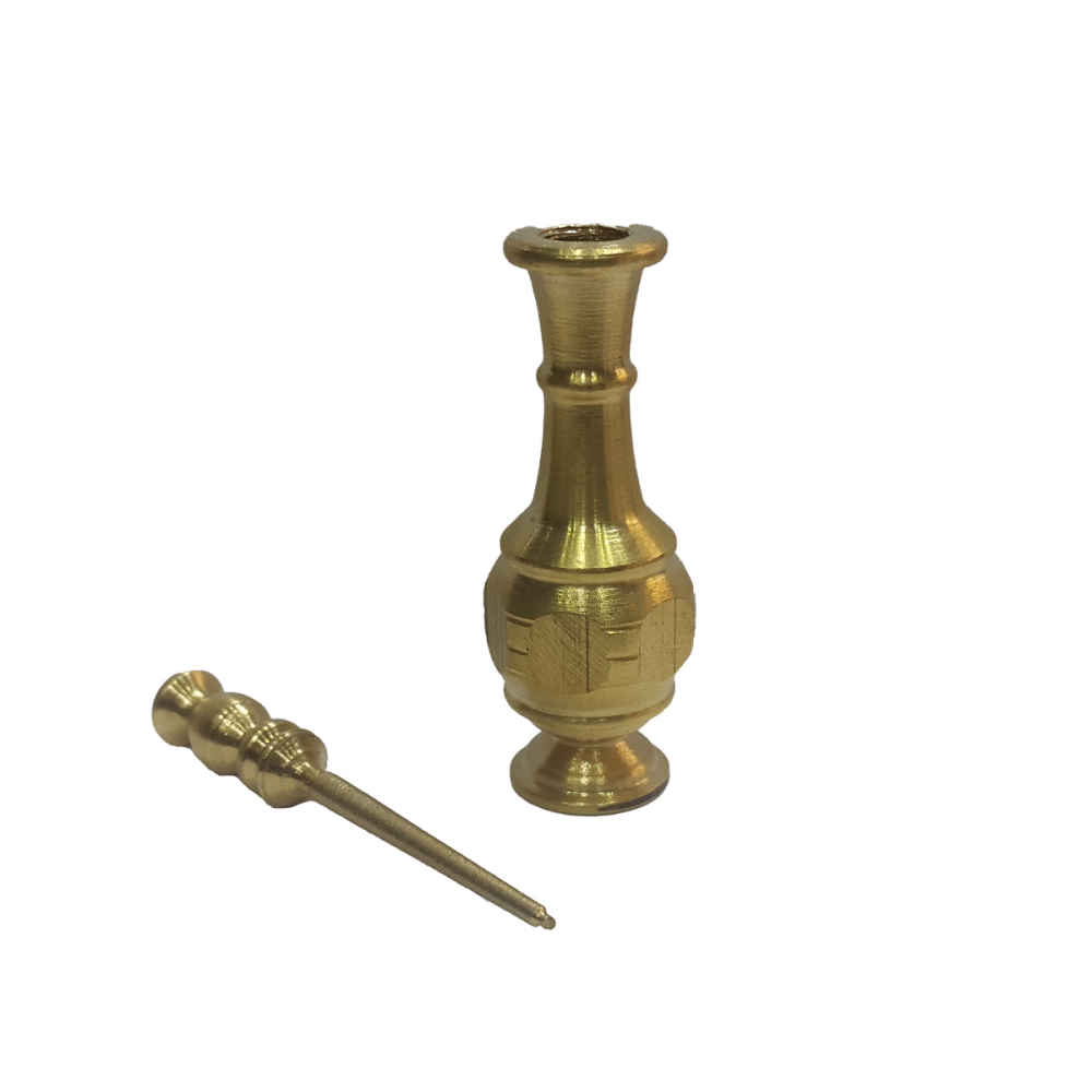 Contenant en Laiton Surma Dani pour Conserver le Khol Safa (x2)