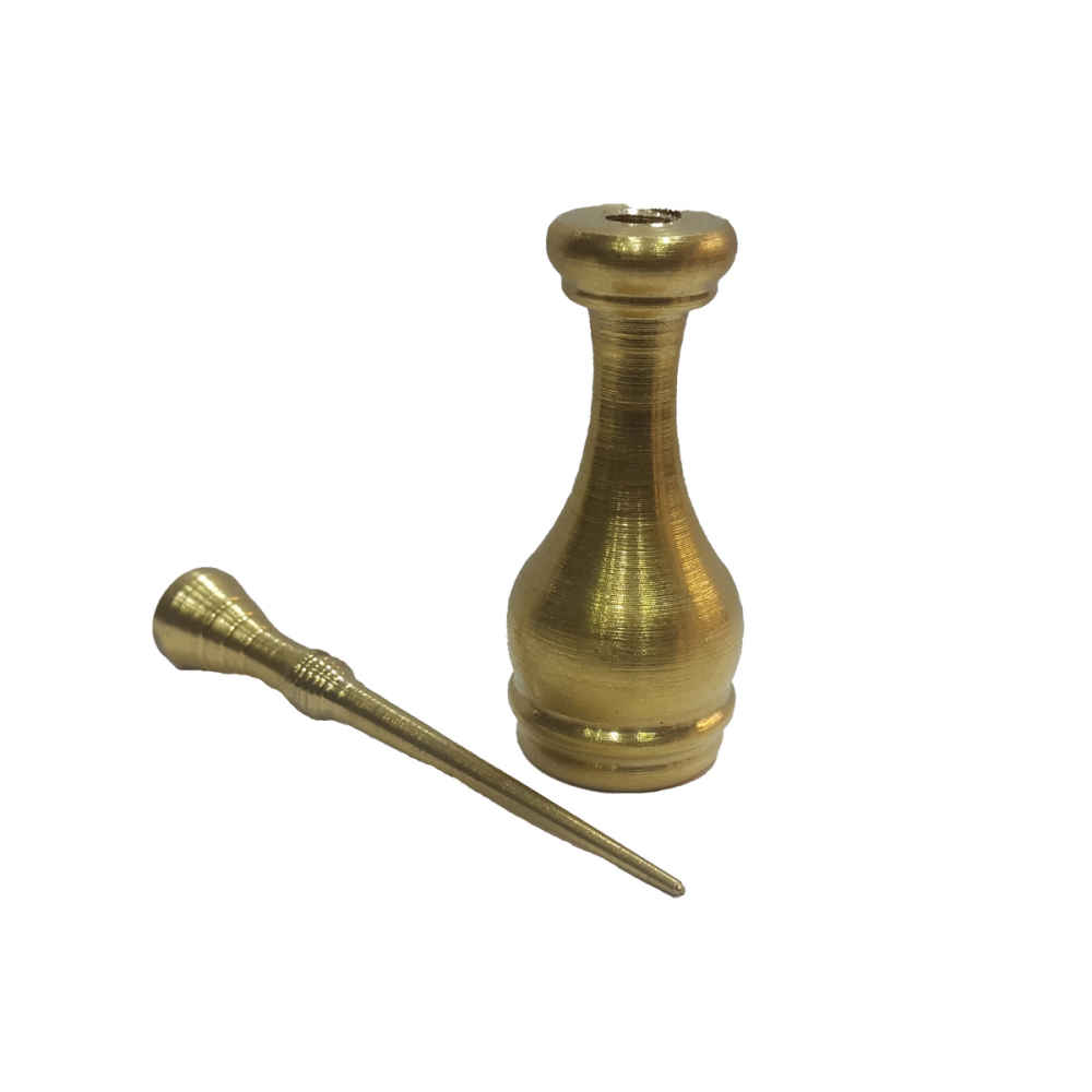 Contenant en Laiton Surma Dani pour Conserver le Khol Sardar (x2)
