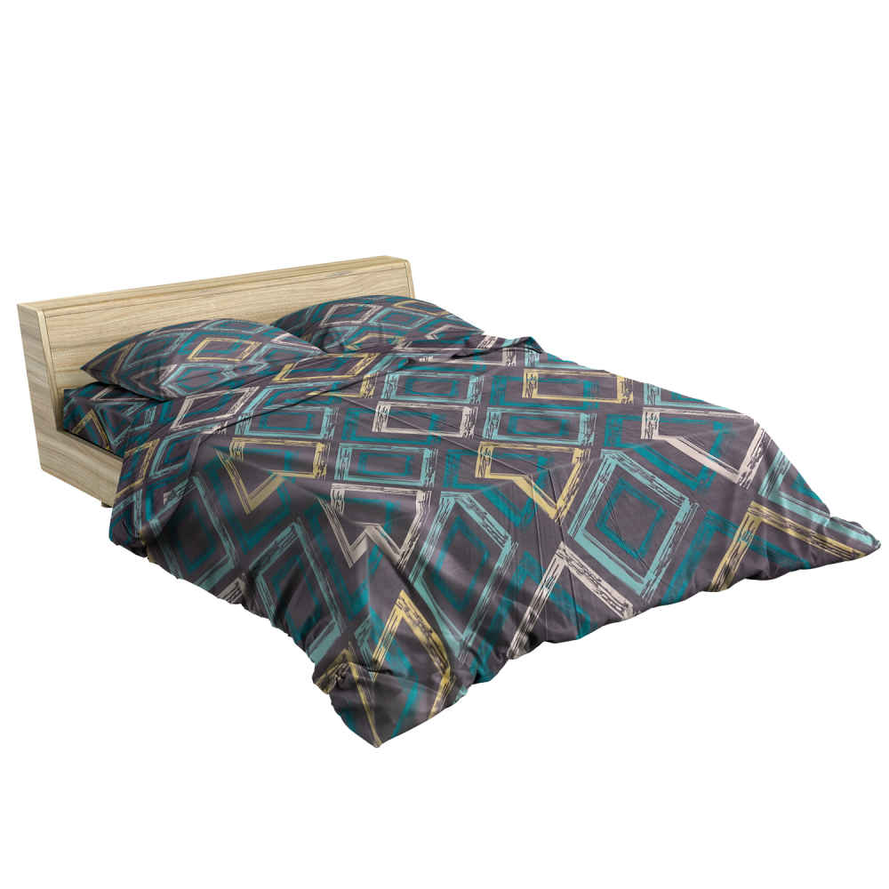 Housse de couette double coton et polyester – Ultra douce, modèle Hendesi