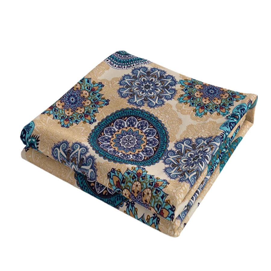 Housse de couette double coton et polyester – Ultra douce, modèle Khorshid