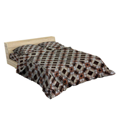 Housse de couette double coton et polyester – Ultra douce, modèle Ladan