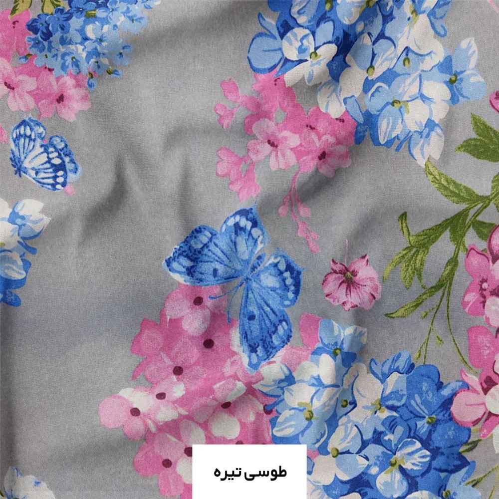 Housse de couette double coton et polyester – Ultra douce, modèle Saina