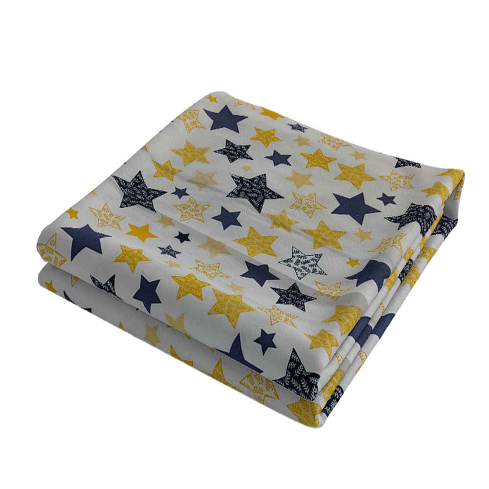 Housse de couette double coton et polyester – Ultra douce, modèle Stars