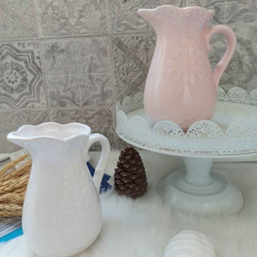 Vase en céramique décoratif modèle Rose