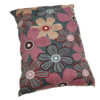 Oreiller de lit confort – Housse en velours à motif floral modèle Spring