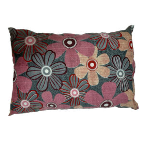 Oreiller de lit confort – Housse en velours à motif floral modèle Spring