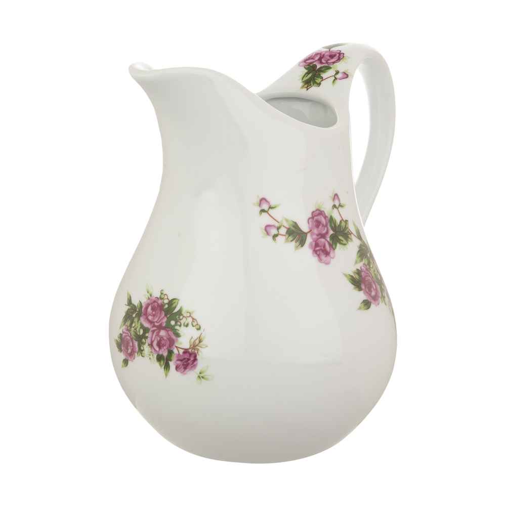 Pichet en porcelaine motif floral Kamelia