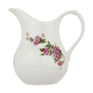 Pichet en porcelaine motif floral Kamelia