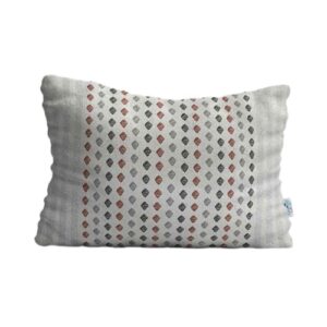 Oreiller de confort reposant pour lit – Housse en velours grise modèle Noghteh (2x)