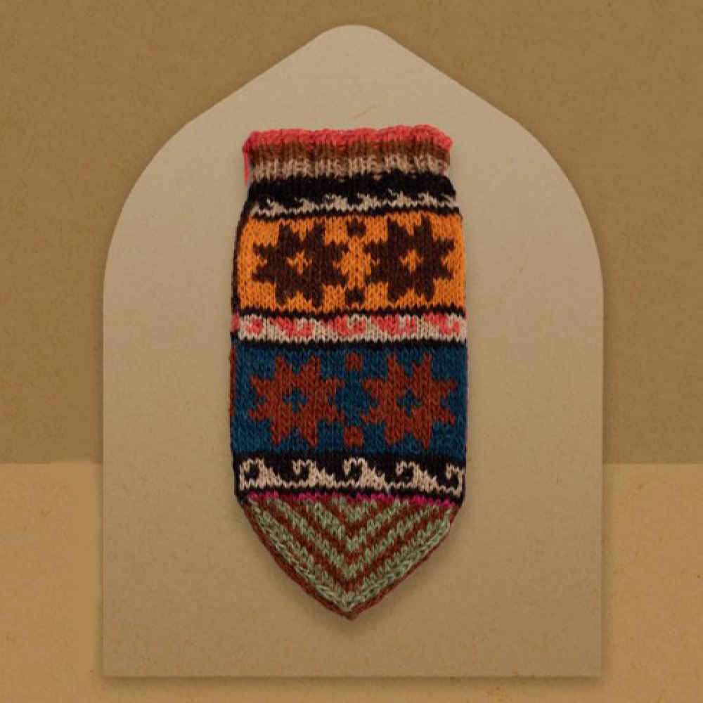 Chaussettes en coton tissées à la main perses pour femmes tricotées Damavand