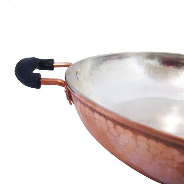 Poêle à frire en cuivre persan fait main – Modèle Doran