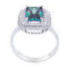Bague en argent Topaze Bleue pour femme Mahsa